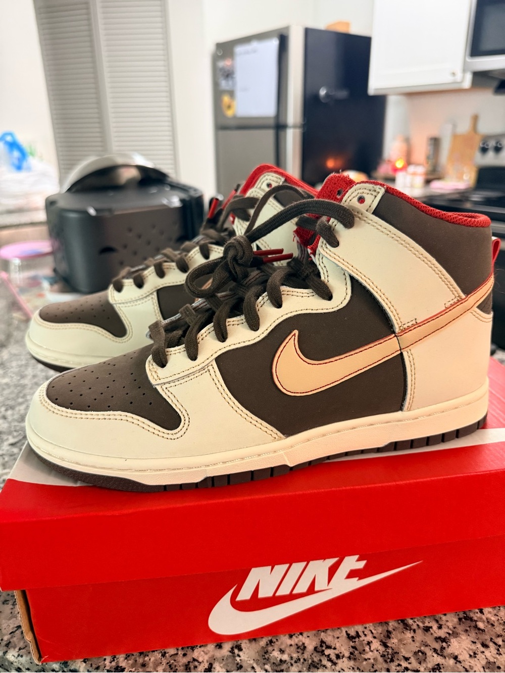 Nike Dunk High Retro SE Baroque Brown Coconut Milk Men’s 8.5 / Women’s 10 NIB